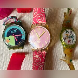 Vintage Swatch lot of three